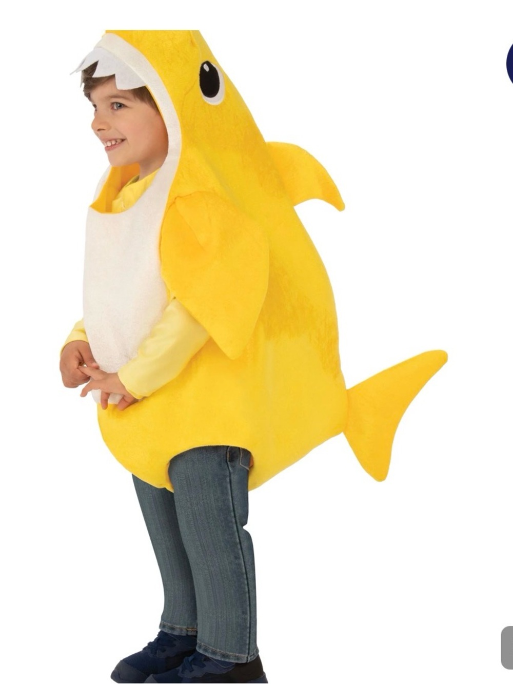 NWT Rubie's Baby Shark Toddler Halloween Costume with Sound Chip; Sz: 2T